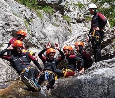 Fun au canyon de la rouanette Serre-Ponçon, Hautes Alpes, Champsaur
