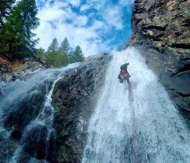 Canyon de chichin, canyon de oules du diable, Serre-Ponçon, Hautes-Alpes 05