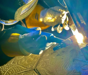 reparacion con soldadura Tig