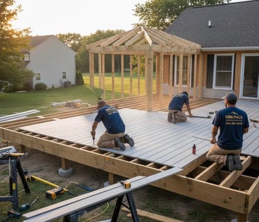 Construction and home improvement services in New Castle Delaware by Siblings Construction LLC team