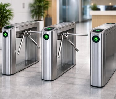 Pasang Turnstile Gate