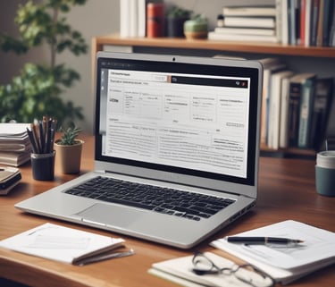 A close-up of a traffic ticket and a pen on a wooden table.