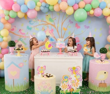 Decoração aniversário palhoça