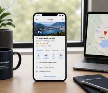 SEO Locale e posizionamento su Google e Google Maps a Lugano e in Ticino - DS MultiServices