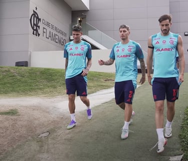 Com Jorge carrascal em campo, flamengo se prepara para o jogo de volta da copa do brasil
