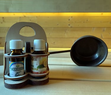 Nous avons sélectionné différentes huiles essentielles pour pouvoir faire de la vapeur bénéfique!