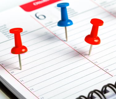 Prenota la tua consulenza nutrizionale con Davide Milani – immagine agenda su scrivania