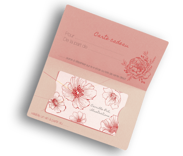 Illustrations d'une carte cadeau