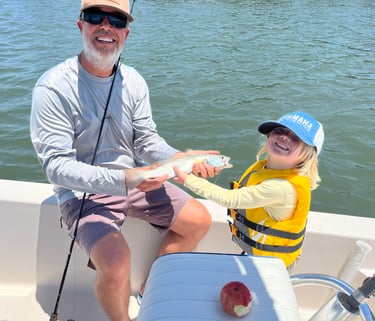 Family fishing charter carolina beach. Guided fishing trips Wilmington NC kids fishing charter