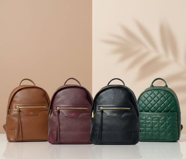 Sacs à dos pour femme David Jones en cuir synthétique – Luanda Genève