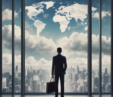 A professional team analyzing global market data on multiple screens.