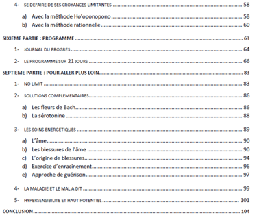 fin de la table des matières de l'ebook de développement personnel sur la gestion des émotions
