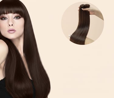 Echthaartressen Angel Hair Extensions