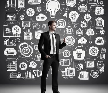 a man answering questions