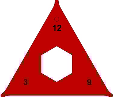 Estrella angular fuego
