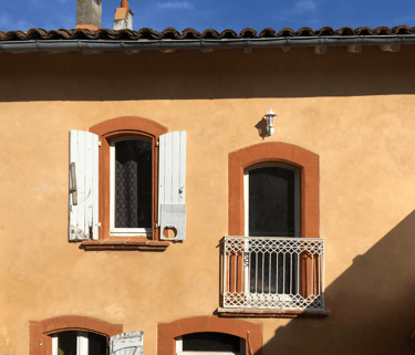 enduit traditionnel à la chaux en extérieur