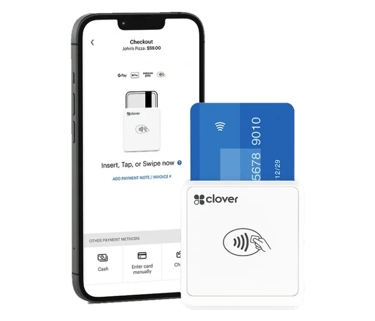 Clover Go: Connect wirelessly, paperless receipts, custom % for tips and multiple tax rates 