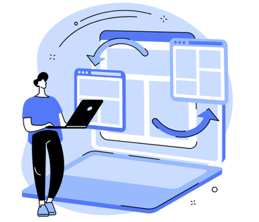 dessin refonte de site web
