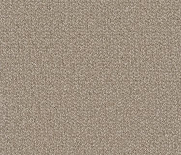 Interstellar 2143 Ivory Coast by DreamWeaver – medium-pile Berber carpet sample in a warm ivory beige tone.