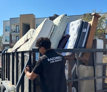 Alex after a full apartment Cleanout in Potranco