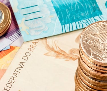 imagem mostra o dinheiro brasileiro