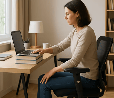 postura correcta teletrabajando en cordoba