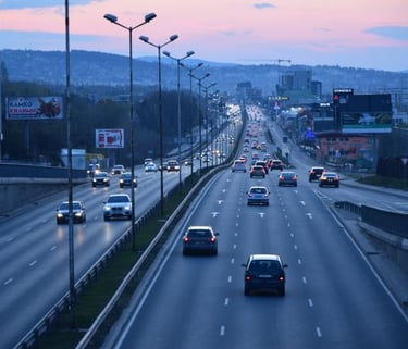 Driving on the Motorway or Highway