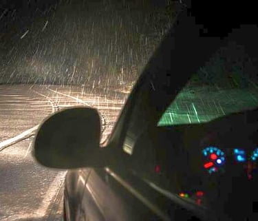 Driving in Hail or Thunderstorms