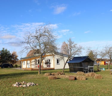 Ugdymosi erdvė ,,Ąžuolynas" namelis ir lauko erdvė