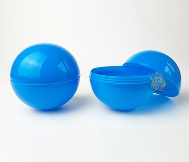 Gachapon gacha ball 10cm warna blue biru 