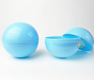 Gachapon gacha ball 10cm warna light blue