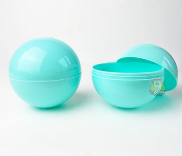 Gachapon gacha ball 10cm warna turquoise tosca