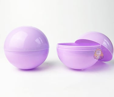 Gachapon gacha ball 10cm warna light purple