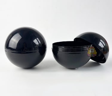 Gachapon gacha ball 10cm warna black hitam