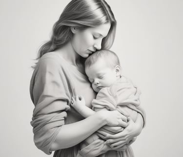 A cozy and inviting nursery setup with soft pastel colors.