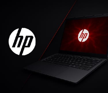 PC portable HP gamer avec clavier rétroéclairé rouge et écran full HD – laptop HP puissant au Maroc 