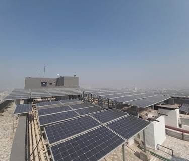 Solar plant installation project pics