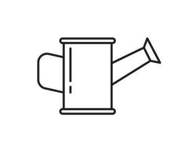 illustration of a watering can