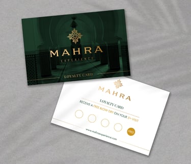Mahra's loyalty card
