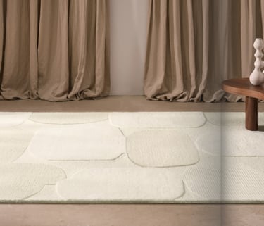 TAPIS MODELE ETRETAT MAISON CASAMANCE 100% LAINE TUFTE MAIN