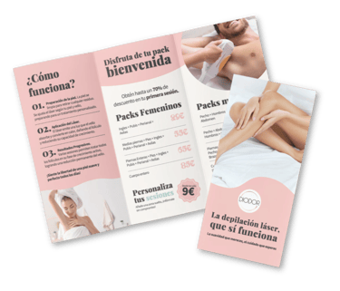 diseño de flyer Diodor Gandia, de pixelar