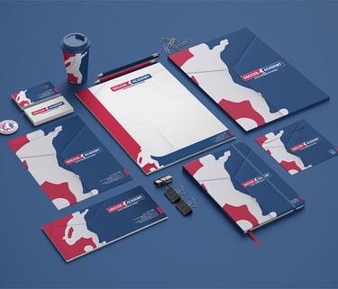 Papelaria institucional da Soccer Academy