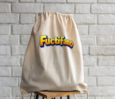 Fuctifano Drawstring Bag Branded