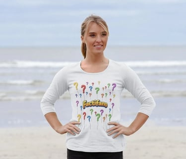 Fuctifano Women's 3/4 Sleeve T-shirt