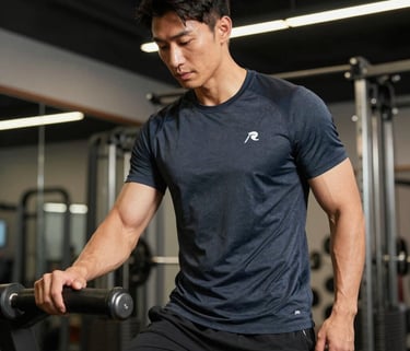 Dynamic shot of an athlete engaging with a brand ambassador at a sports event.