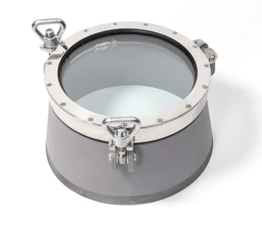 300mm opening porthole - full stainless