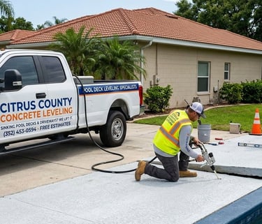 Pool deck repair 