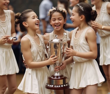 pair of brown ballerina shoes