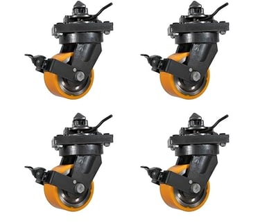 Mytee Products 8" ISO Container Caster Wheels (4-Pack)