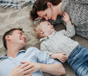 Professional family photoshoot captured by a professional photographer in Rotterdam